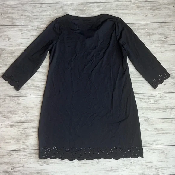 Land’s End Black Dress Size Medium - Picture 4 of 4